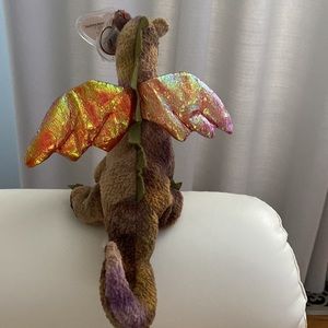 Ty Beanie Baby Original SCORCH the Dragon. Born July 31, 1998. #4210